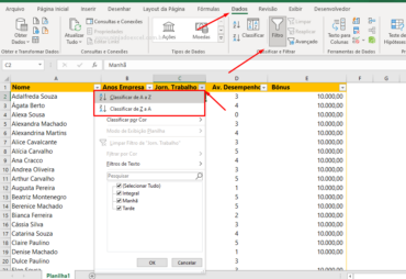 Como Colocar Em Ordem Alfab Tica No Excel Ninja Do Excel