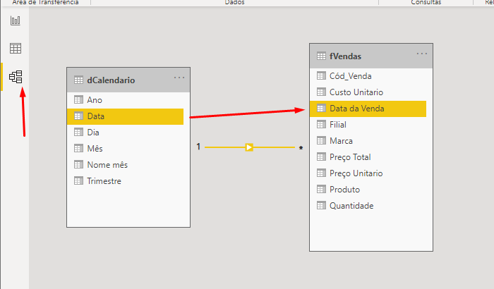 dCalendario = CALENDARAUTO com idioma em inglês - Guru do Excel e Power BI