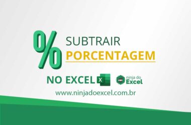 Como Subtrair Porcentagem no Excel