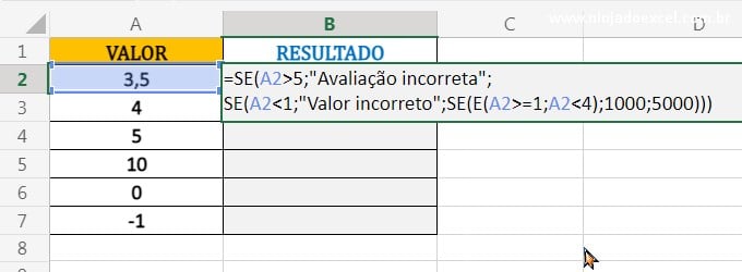Funções Excel : Função SE com E no Excel
