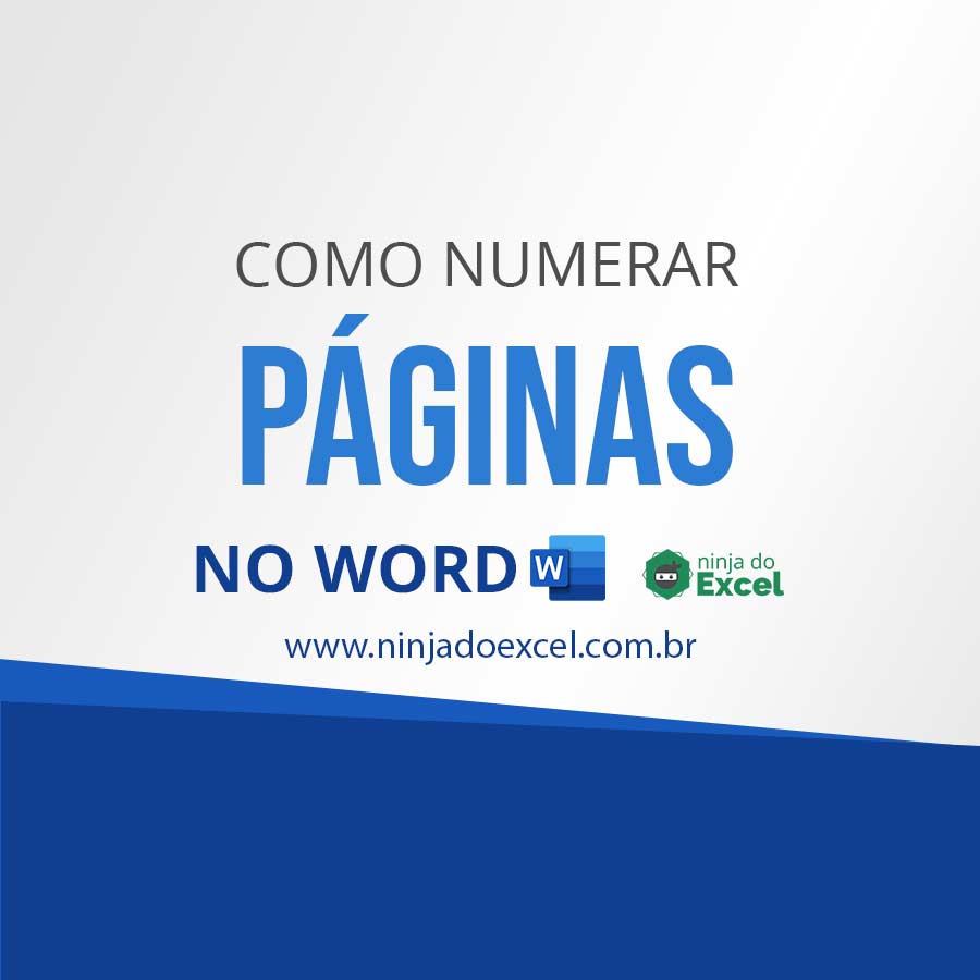 Como formatar número de páginas no Word