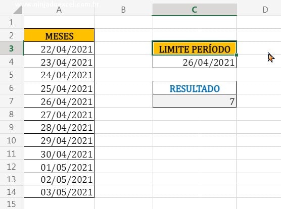 Entendendo o objetivo em Função Datadif no Excel