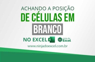 Como Achar Posição de Células em Branco no Excel