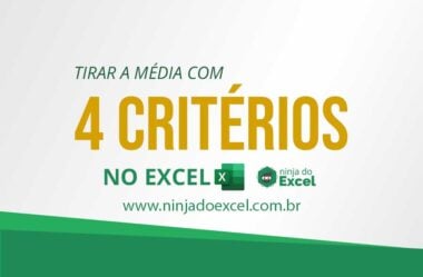 Média com 4 Critérios no Excel – Aprenda Passo a Passo