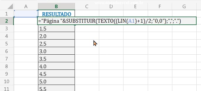 Fórmulas e Funções no Excel