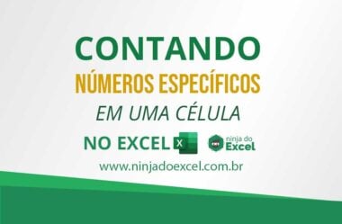 Contar Números Específicos em uma Célula no Excel