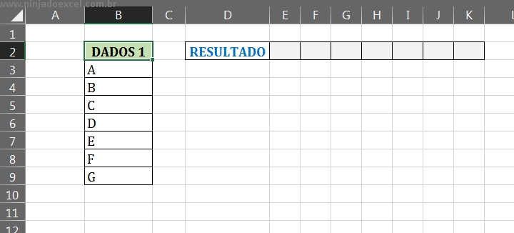 Entendendo o objetivo em Função TRANSPOR no Excel