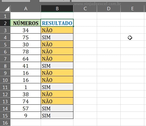 Entendendo o objetivo em Usar a Função ÉIMPAR no Excel