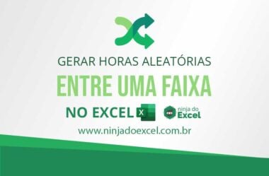 Como Gerar Horas Aleatórias Entre uma Faixa no Excel