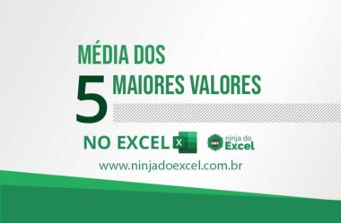 Média dos 5 Maiores Valores no Excel