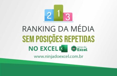 Ranking da Média sem Posições Repetidas no Excel