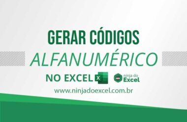 Aprenda Gerar Códigos Alfanuméricos Automático no Excel