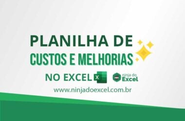 Modelo de Planilha de Custos e Melhorias no Excel (Download)