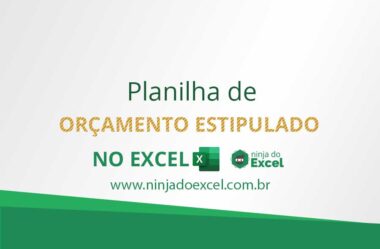 Planilha de Orçamento Estipulado no Excel