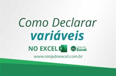 Como Declarar Variáveis no Excel