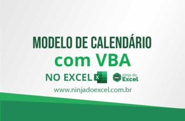 Modelo de Calendário com VBA no Excel