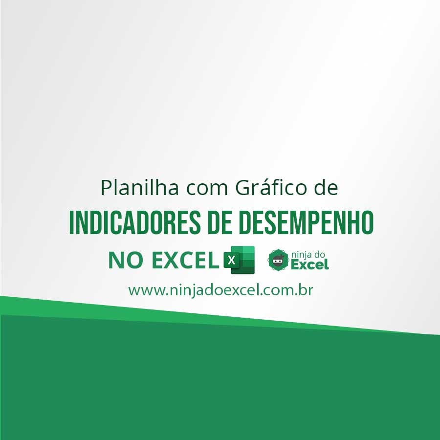 Planilha Com Gráfico de Indicadores de Desempenho no Excel