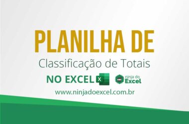 Planilha De Classificação de Totais no Excel