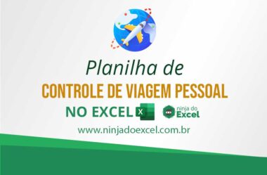 Planilha de Controle de Viagem Pessoal no Excel