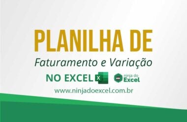 Planilha de Faturamento e Variação no Excel