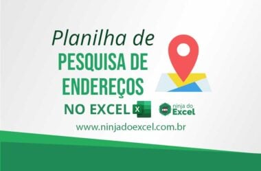 Planilha Para Pesquisa de Endereços no Excel