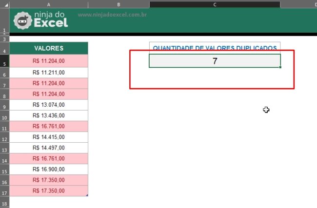 Como Contar Valores Duplicados No Excel Ninja Do Excel