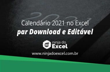 Calendário 2021 no Excel Para Download e Editável