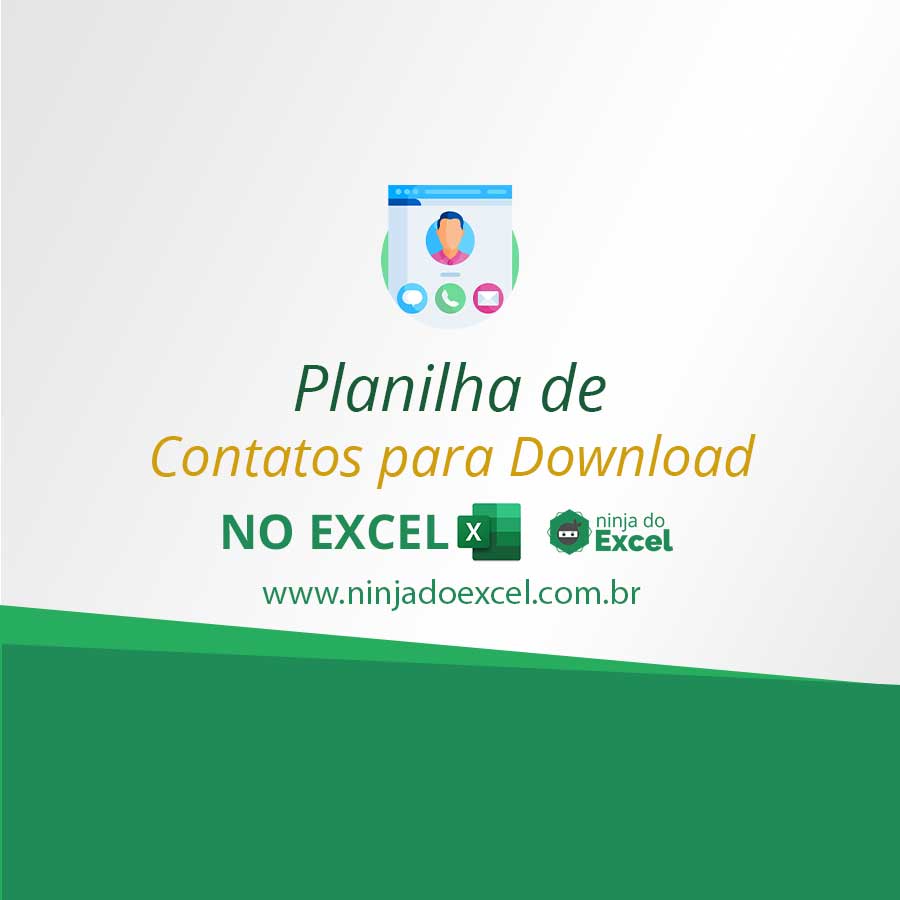 Planilha De Contatos No Excel Para Download Ninja Do Excel 2579