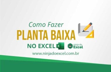 Como Fazer Planta Baixa no Excel