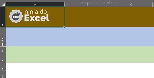 Cores Predefinidas do Excel, escolhendo as cores predefinidas