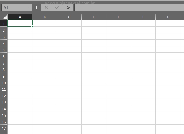 Linhas e as Colunas no Excel