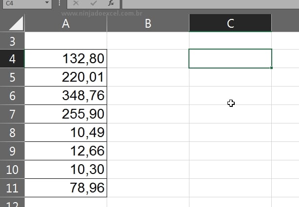 Arredondar Número no Excel