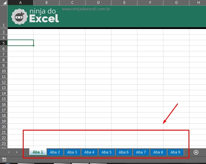 Deletar Várias Abas no Excel