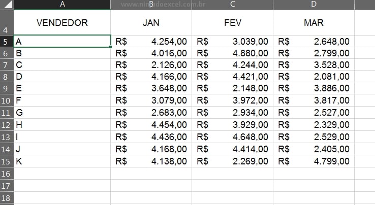 Desfazer Tabela Formatada no Excel