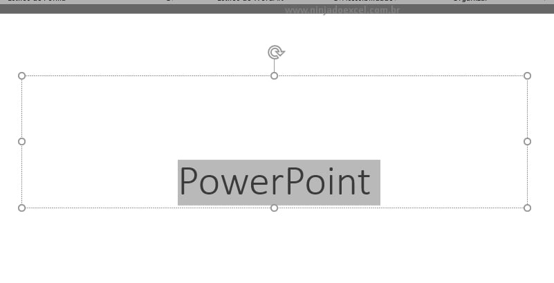 Curvar o Texto no PowerPoint