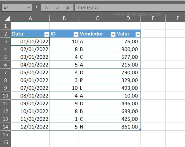 Imprimir Linhas e Colunas no Excel