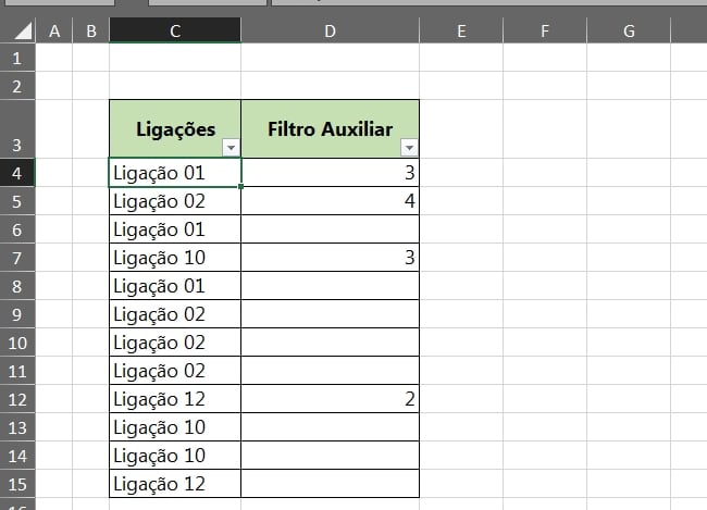 Classificar e Filtrar Por Frequência no Excel