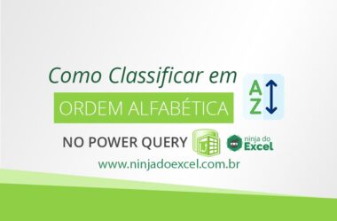 Como Classificar Em Ordem Alfabética no Power Query