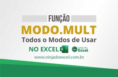 Função MODO.MULT no Excel