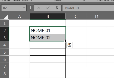 Lista Numerada Com Textos no Excel