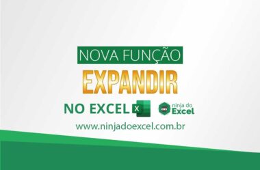 Função EXPANDIR no Excel