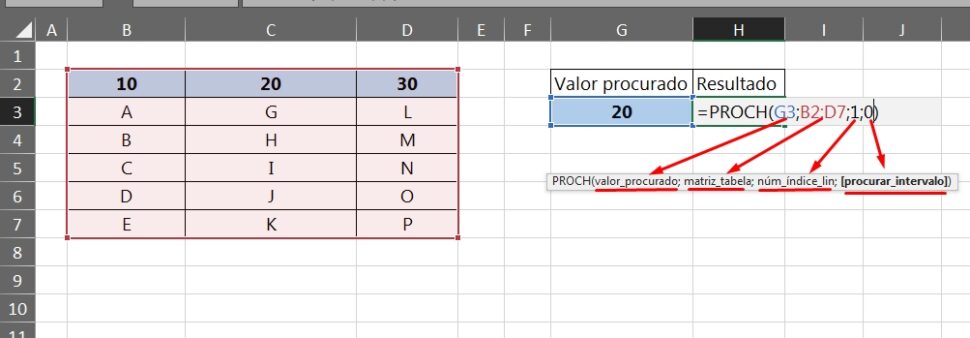 Função Proch No Excel Guia Completo Ninja Do Excel 9704