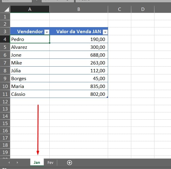 Tabelas Separadas Com Tabela Dinâmica no Excel