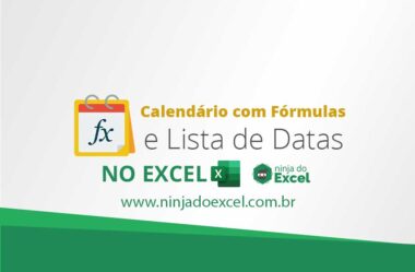 Calendário Com Fórmulas e Lista de Datas no Excel