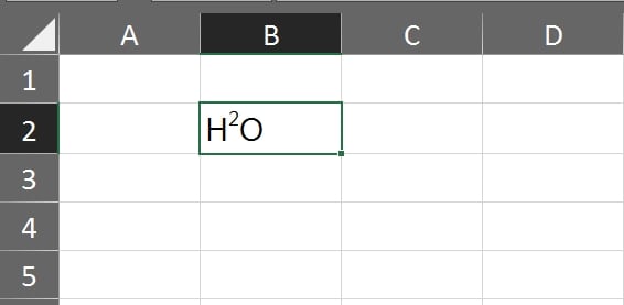 Inserir o H2o no Excel, resultado sobrescrito