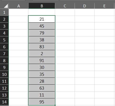 Números em Percentual no Excel