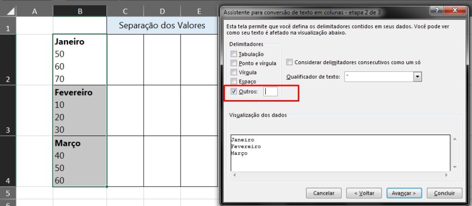 Texto Para Colunas Com Quebra De Textos No Excel Ninja Do Excel