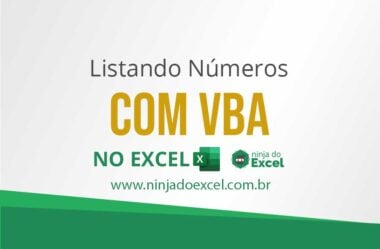 Como Listar Números Com VBA no Excel