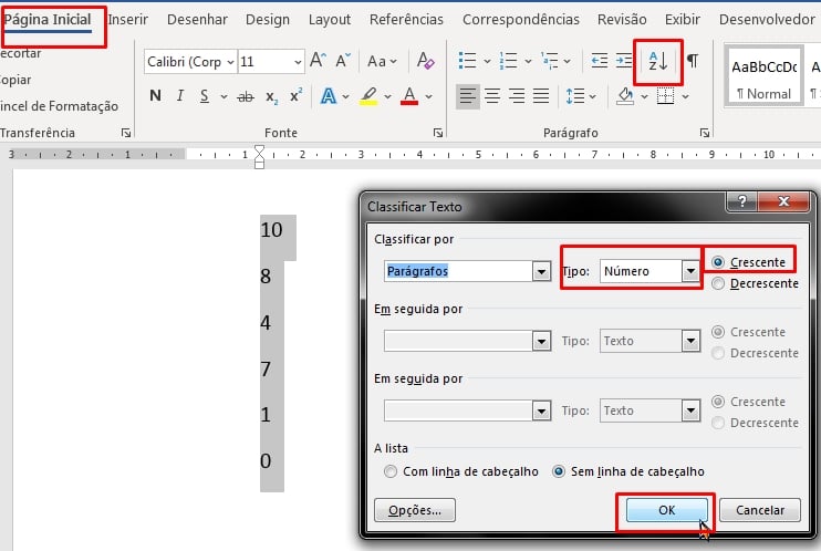 Como Colocar No Word Em Ordem Alfabética Ninja Do Excel 4590