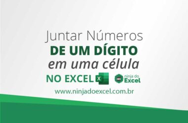 Juntar Números de Um Dígito em Uma Célula no Excel